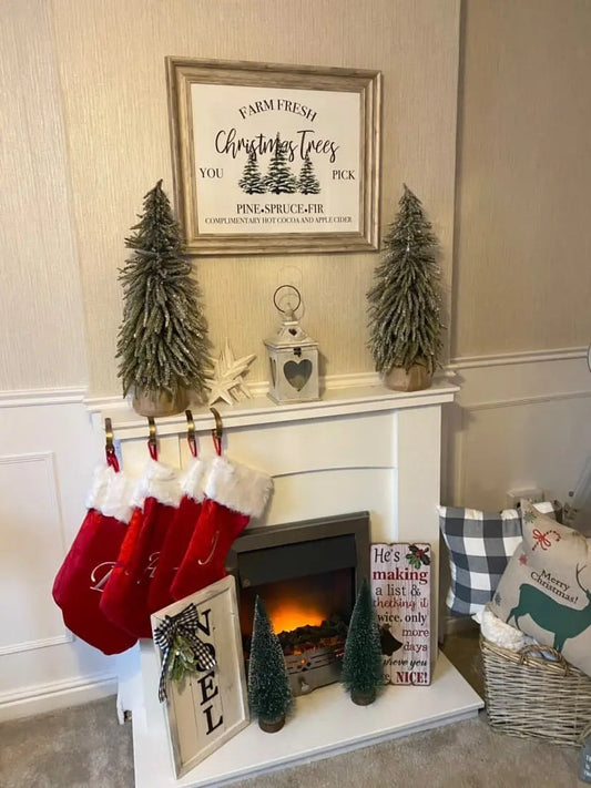 New Farm Fresh Christmas Trees You Pick Christmas Seasonal Wall Home Decor Print WinsterCreations™ Official Store