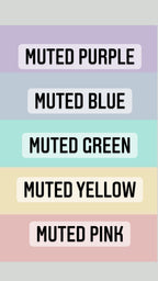 Personalised Name Initial Muted Pastel Colours Nursery Scandinavian Style Children's Room Wall Decor Print