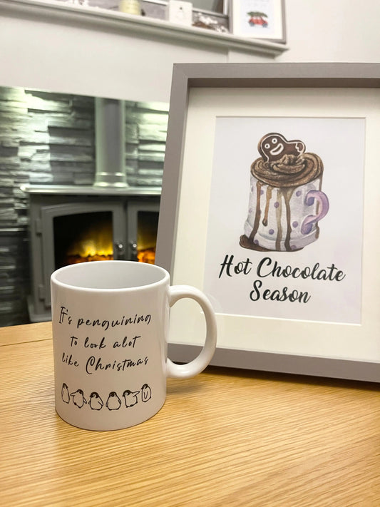 It's Penguining To Look Alot Like Christmas Ceramic Mug WinsterCreations™ Official Store