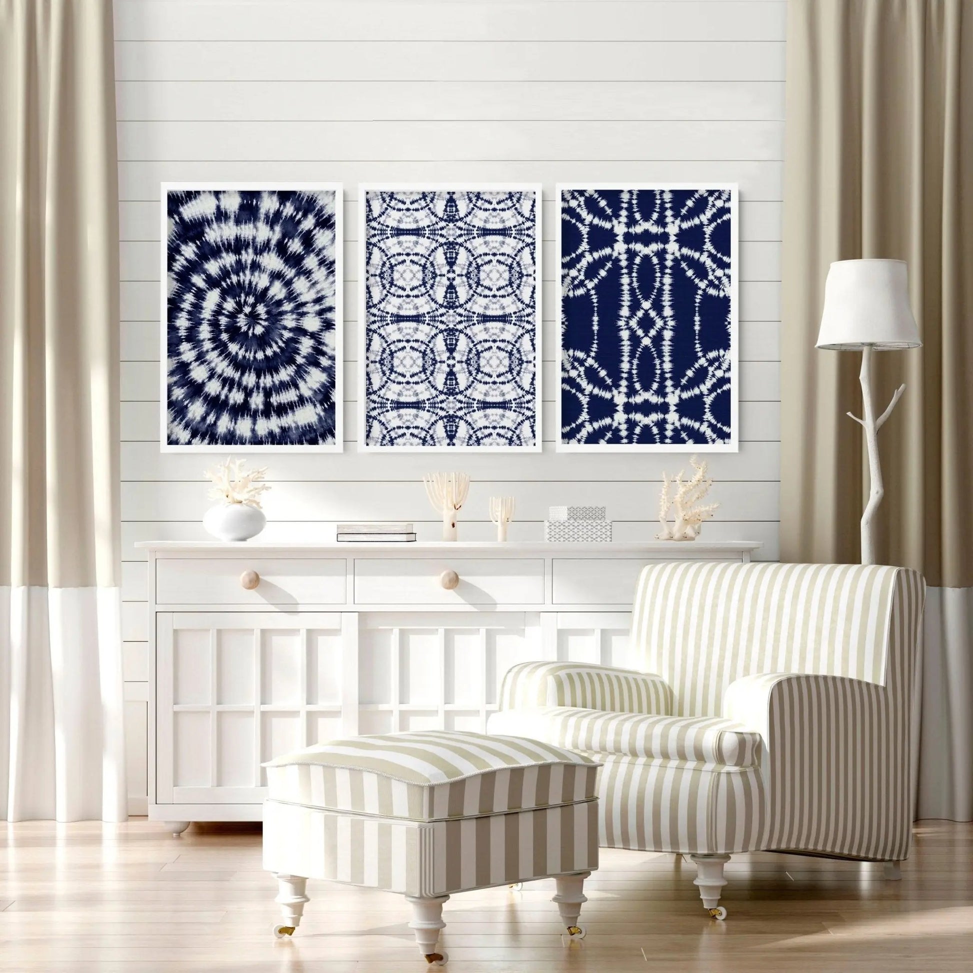 Beach hut decor | Set of 3 wall art prints About Wall Art