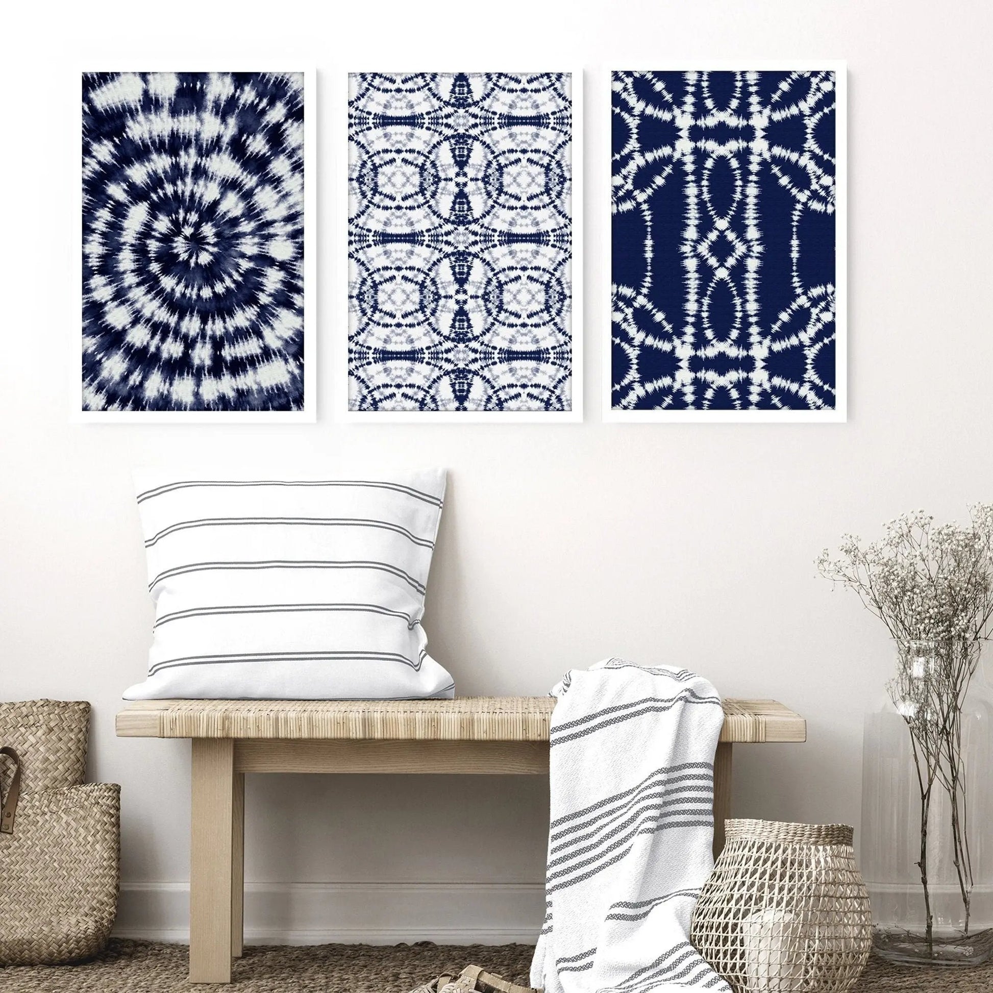 Beach hut decor | Set of 3 wall art prints About Wall Art