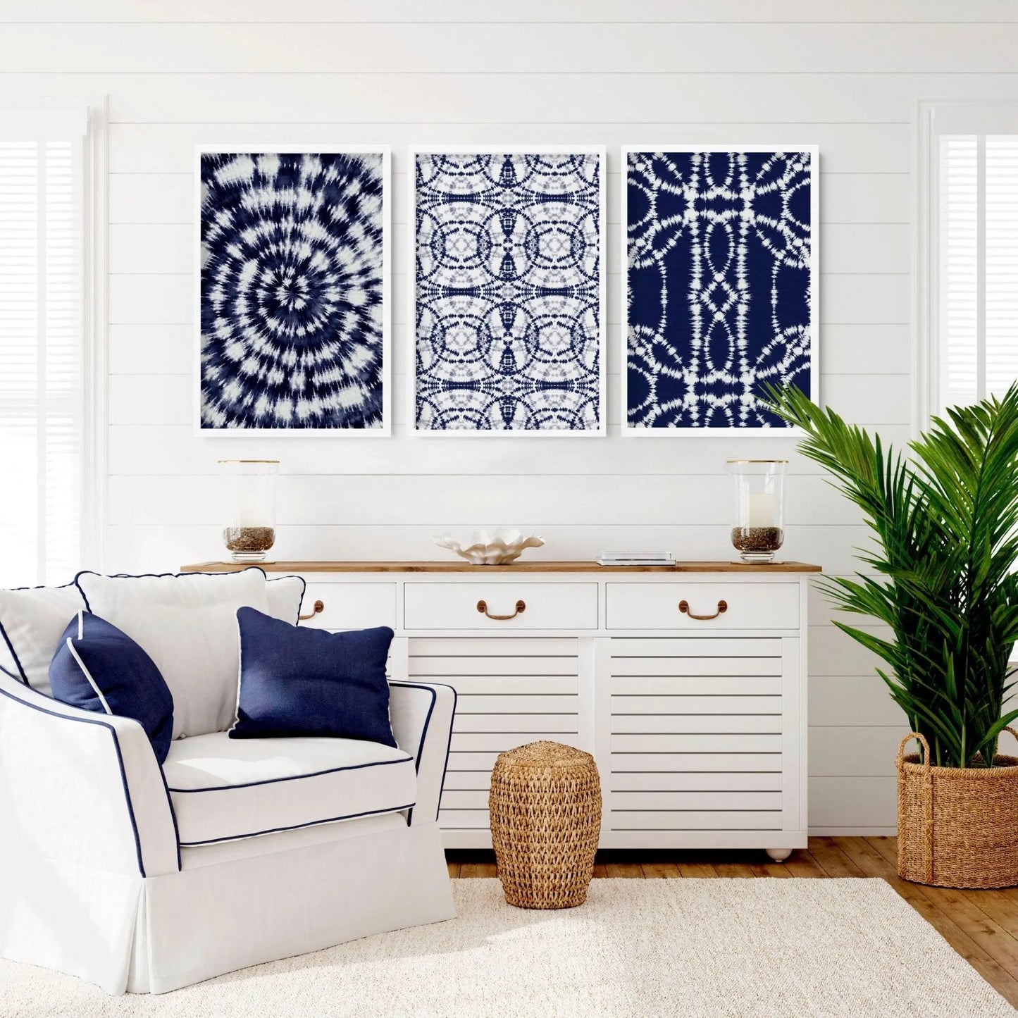 Beach hut decor | Set of 3 wall art prints About Wall Art