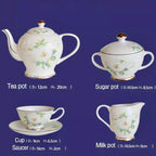 Isabella’s Vintage Floral Bone China Tea Set