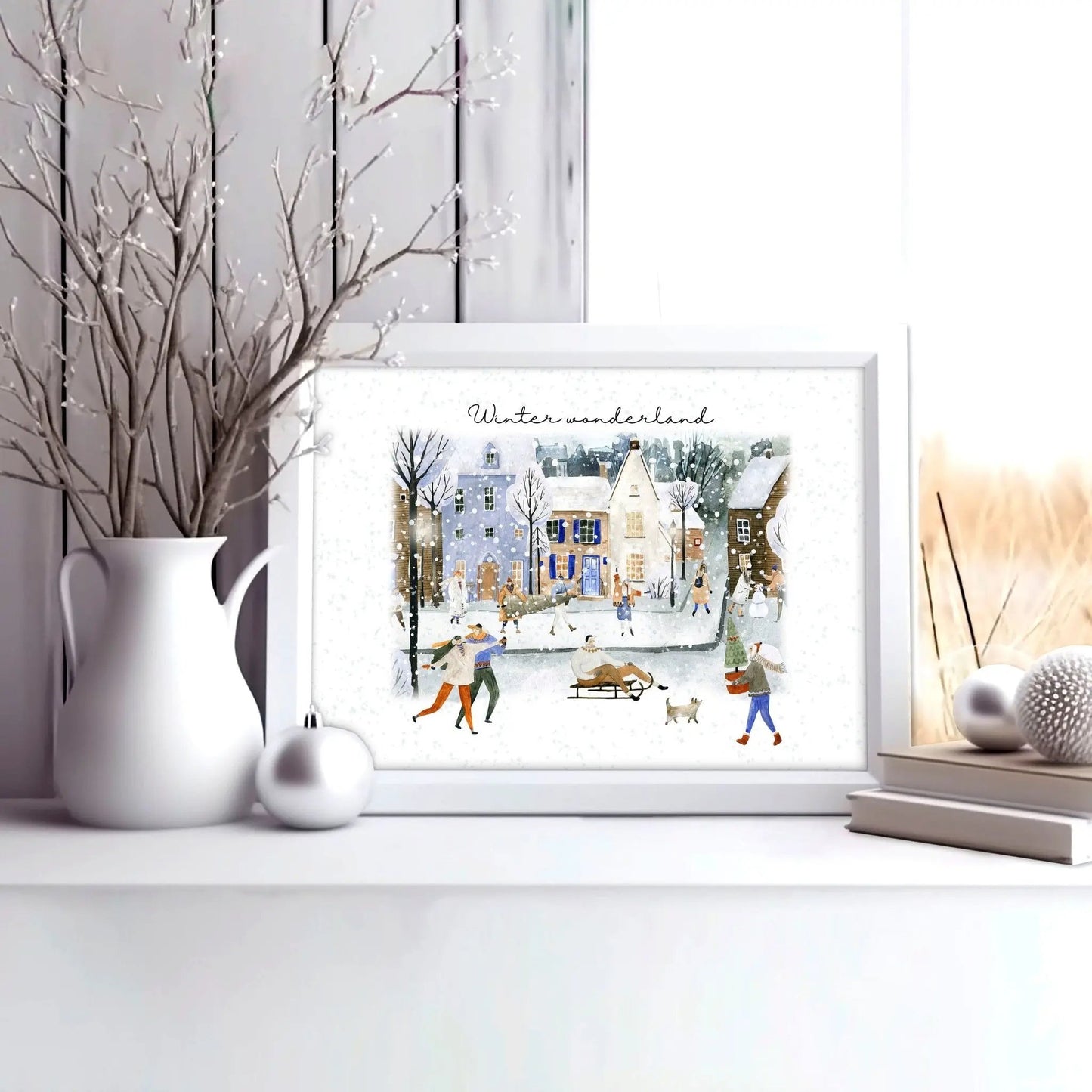 Christmas decoration wall art print About Wall Art