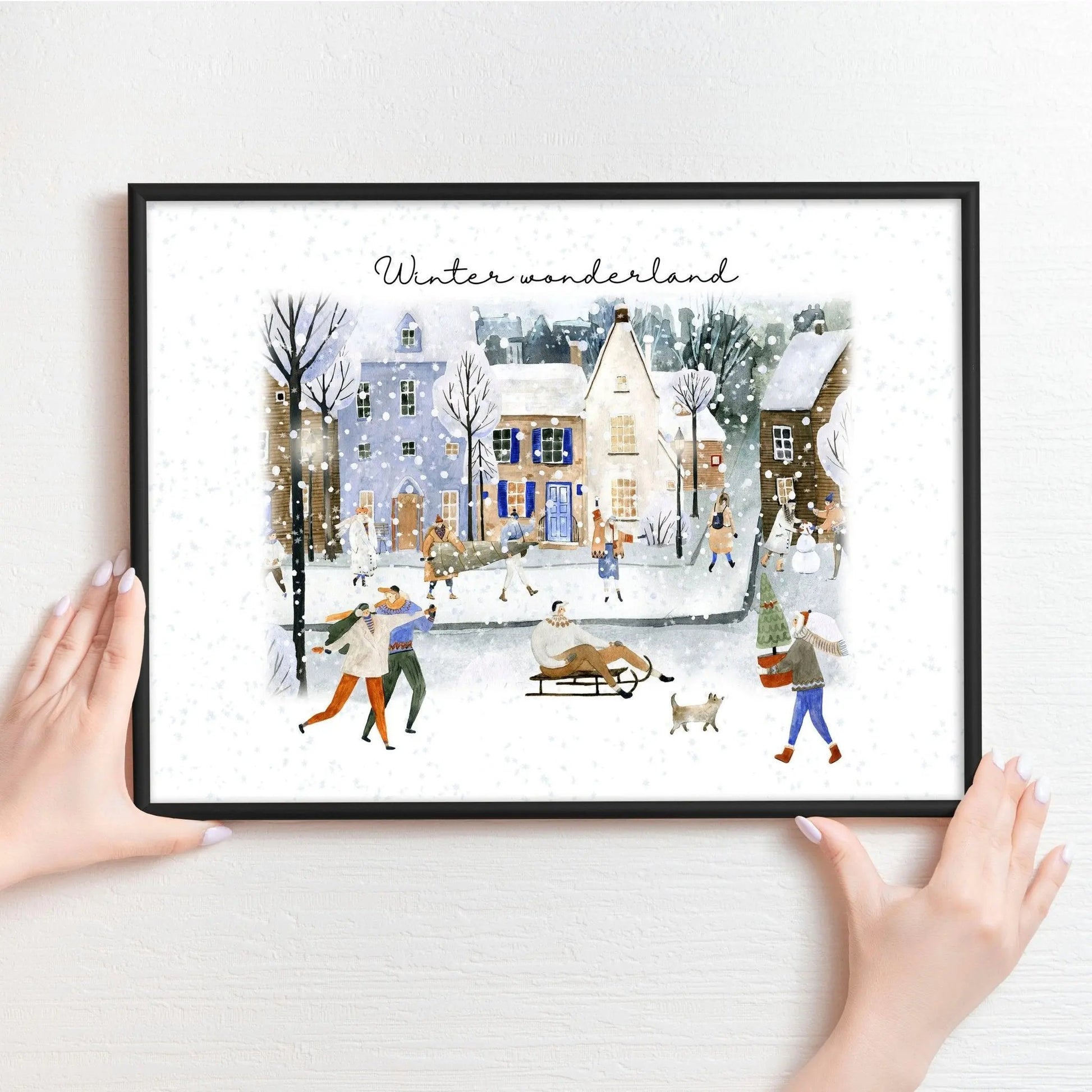 Christmas decoration wall art print About Wall Art
