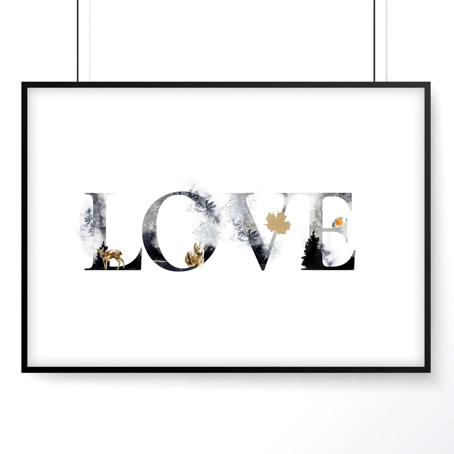 Love wall art for Christmas decor About Wall Art