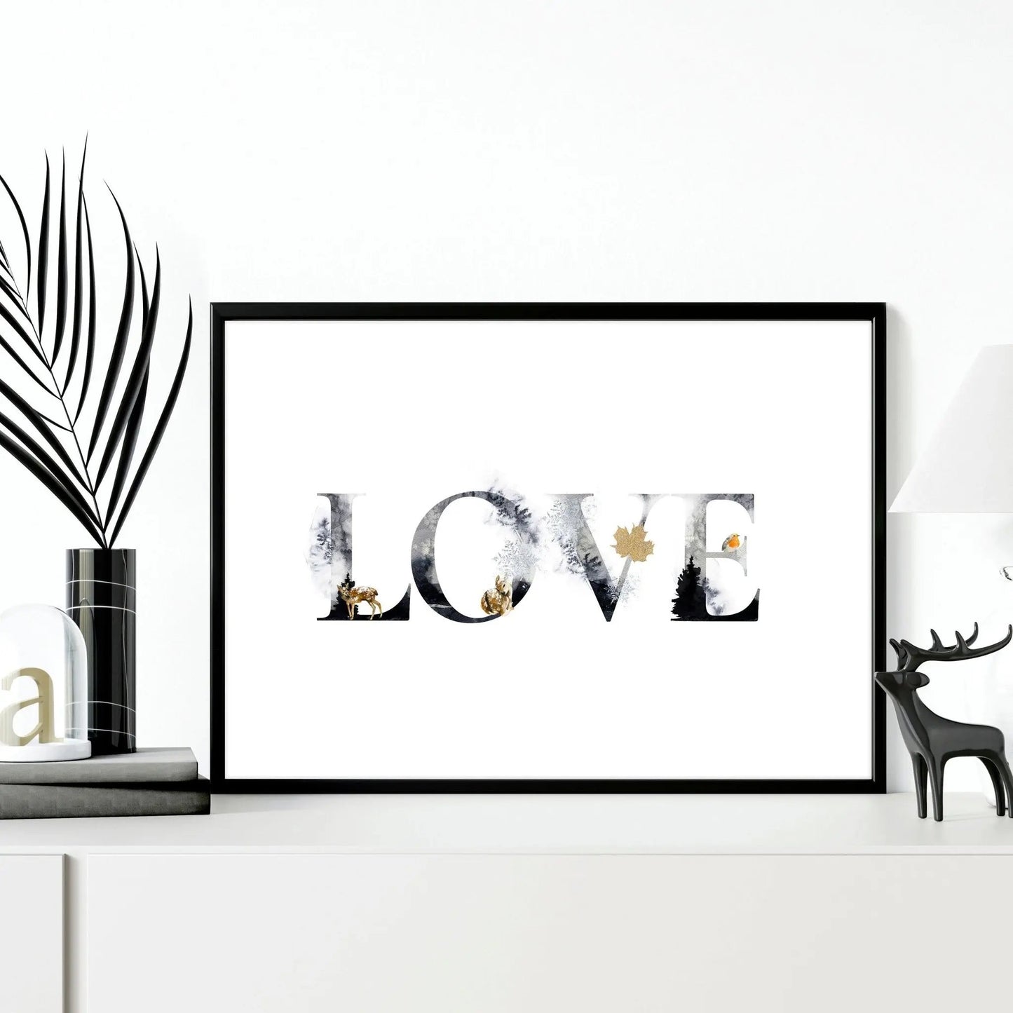 Love wall art for Christmas decor About Wall Art