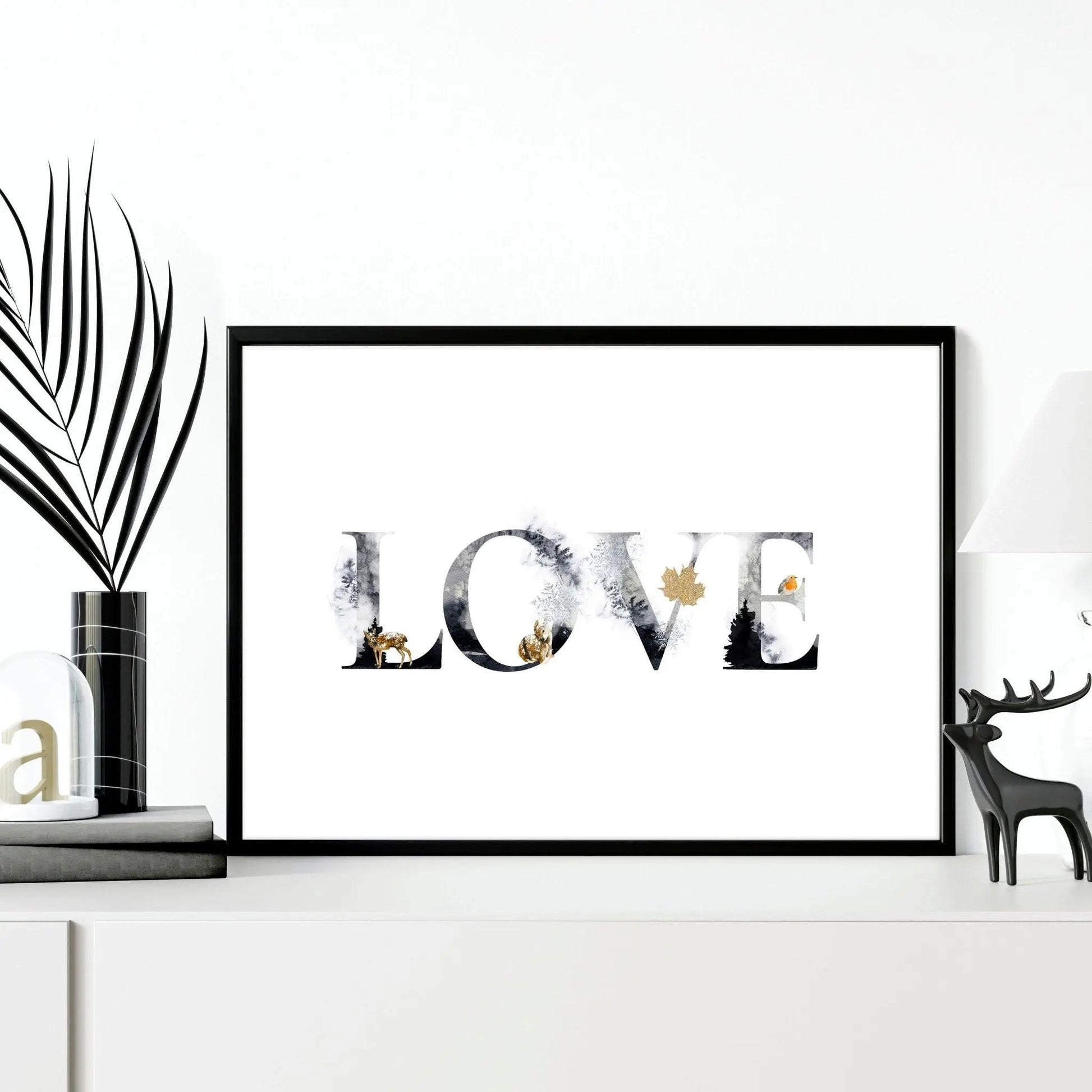 Love wall art for Christmas decor About Wall Art