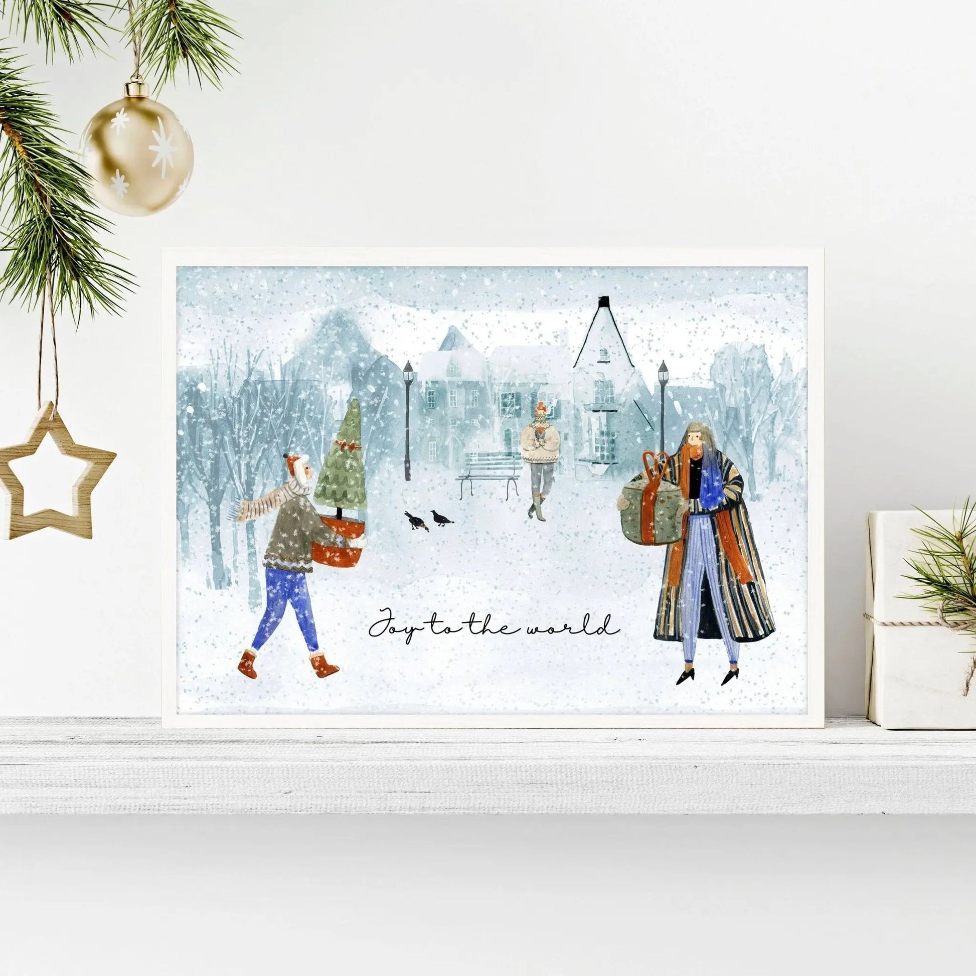Christmas trees for the wall | wall art print About Wall Art