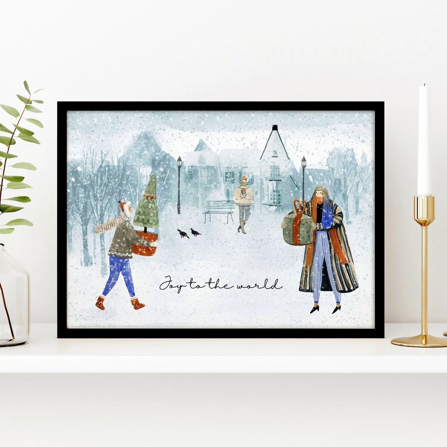 Christmas trees for the wall | wall art print About Wall Art