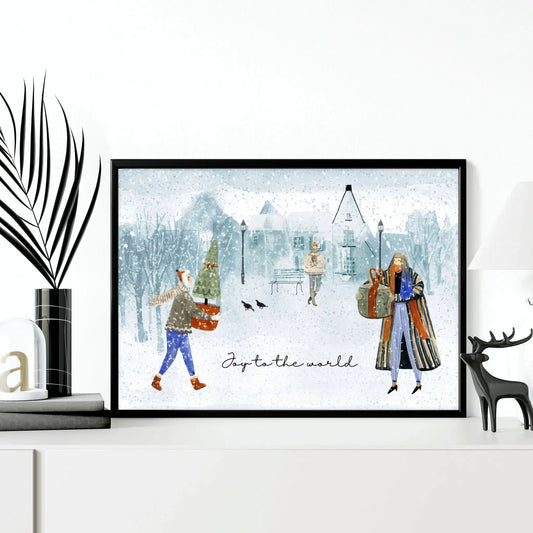 Christmas trees for the wall | wall art print About Wall Art