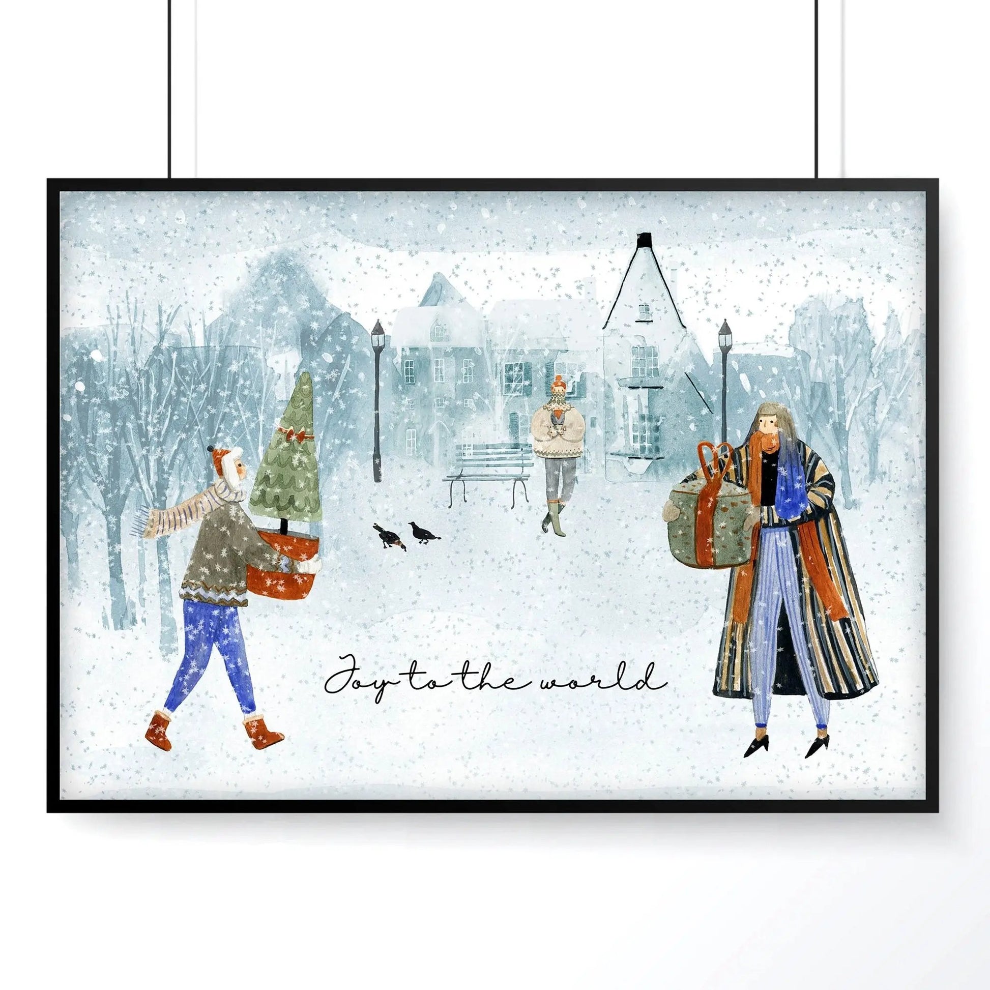 Christmas trees for the wall | wall art print About Wall Art