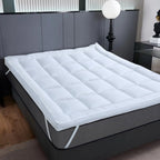 Microfibre Mattress Topper Heavy Fill Extra Deep Super Soft Anti-Allergy Bed Topper for Ultimate Comfort by OLIVIA ROCCO