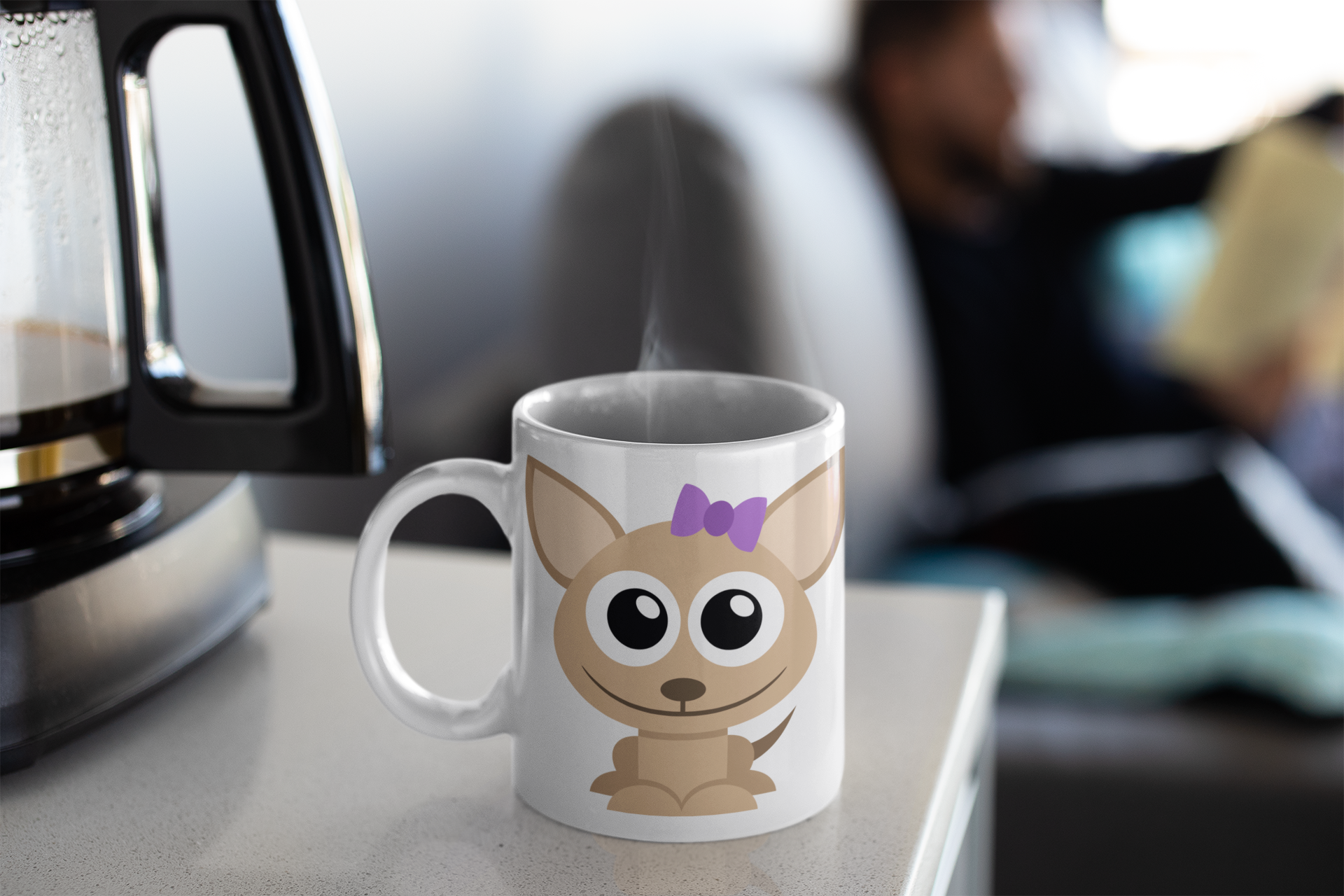 Adorable Frog Personalised Your Name Gift Mug