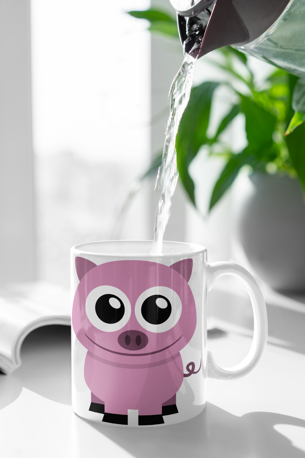 Adorable Horse Personalised Your Name Gift Mug