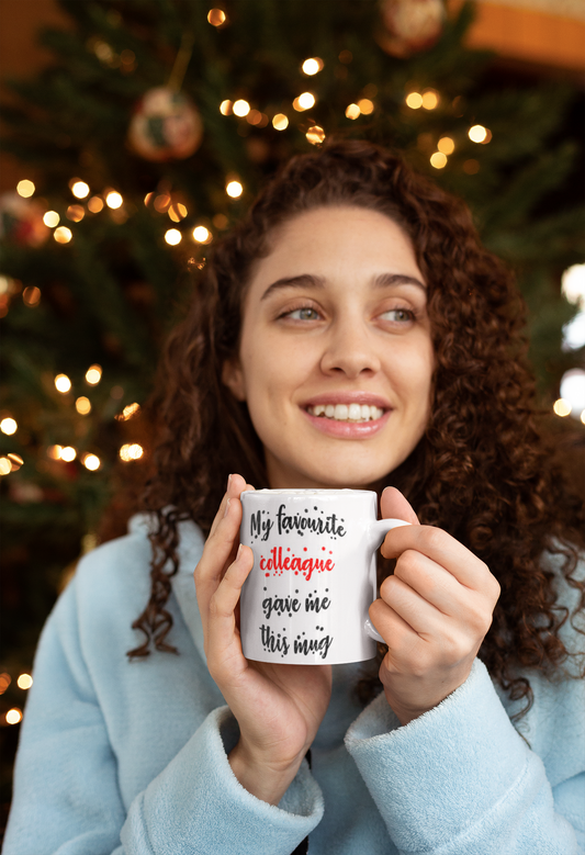 My Favourite Colleague Gave Me This Mug Christmas Ceramic Mug WinsterCreations™ Official Store