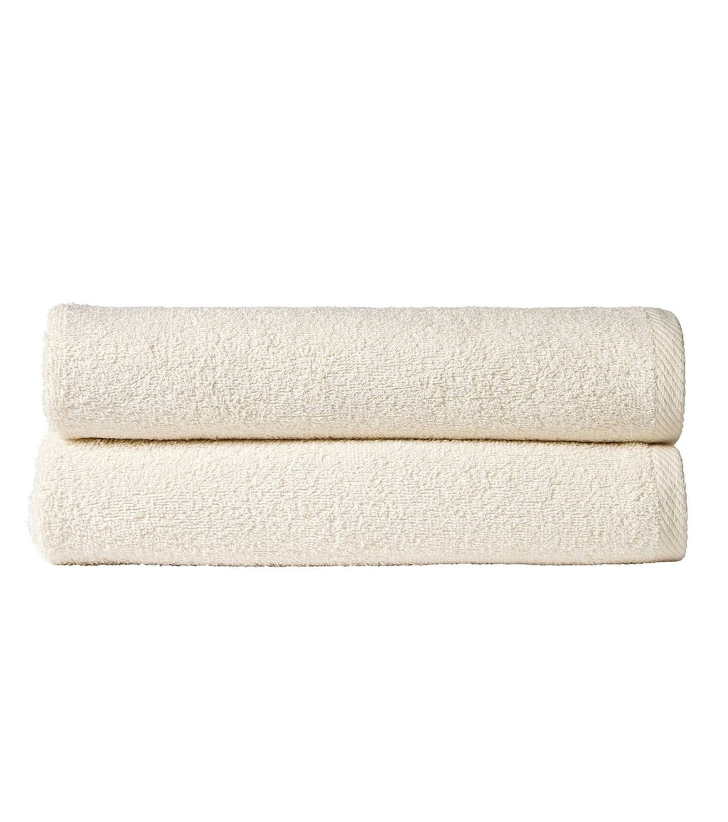 Pack of 2 Large Quick-Drying Lightweight Easycare Indus Valley Cotton Bath Sheets 80x140 cm for Home Travel Gym Holidays Multiple Colours by OLIVIA ROCCO