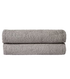 Pack of 2 Large Quick-Drying Lightweight Easycare Indus Valley Cotton Bath Sheets 80x140 cm for Home Travel Gym Holidays Multiple Colours by OLIVIA ROCCO