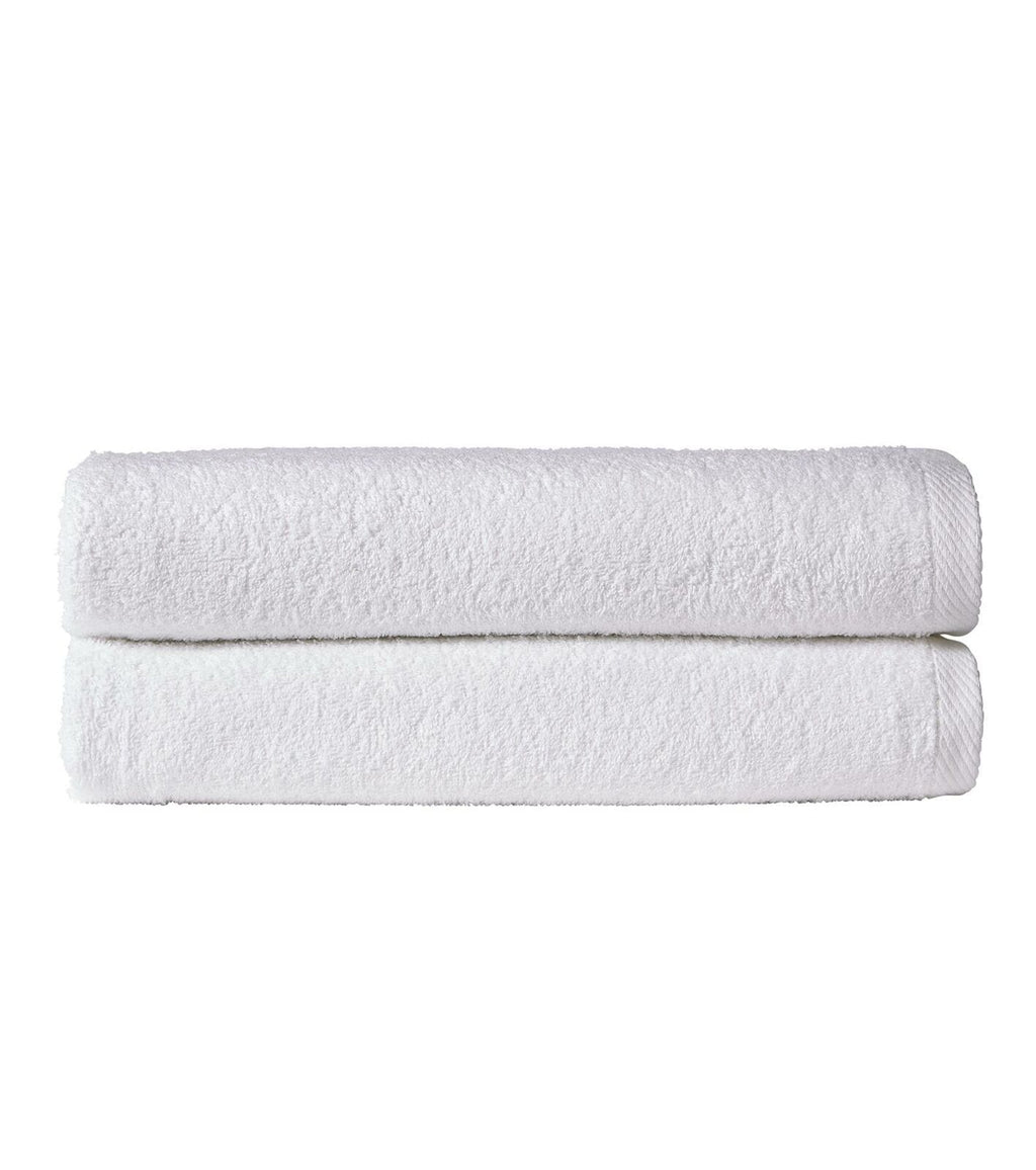 Pack of 2 Large Quick-Drying Lightweight Easycare Indus Valley Cotton Bath Sheets 80x140 cm for Home Travel Gym Holidays Multiple Colours by OLIVIA ROCCO