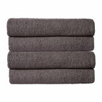 Pack of 4 Large Quick-Drying Lightweight Easycare Indus Valley Cotton Bath Sheets 80x140cm for Home Travel Gym Holidays Multiple Colours by OLIVIA ROCCO