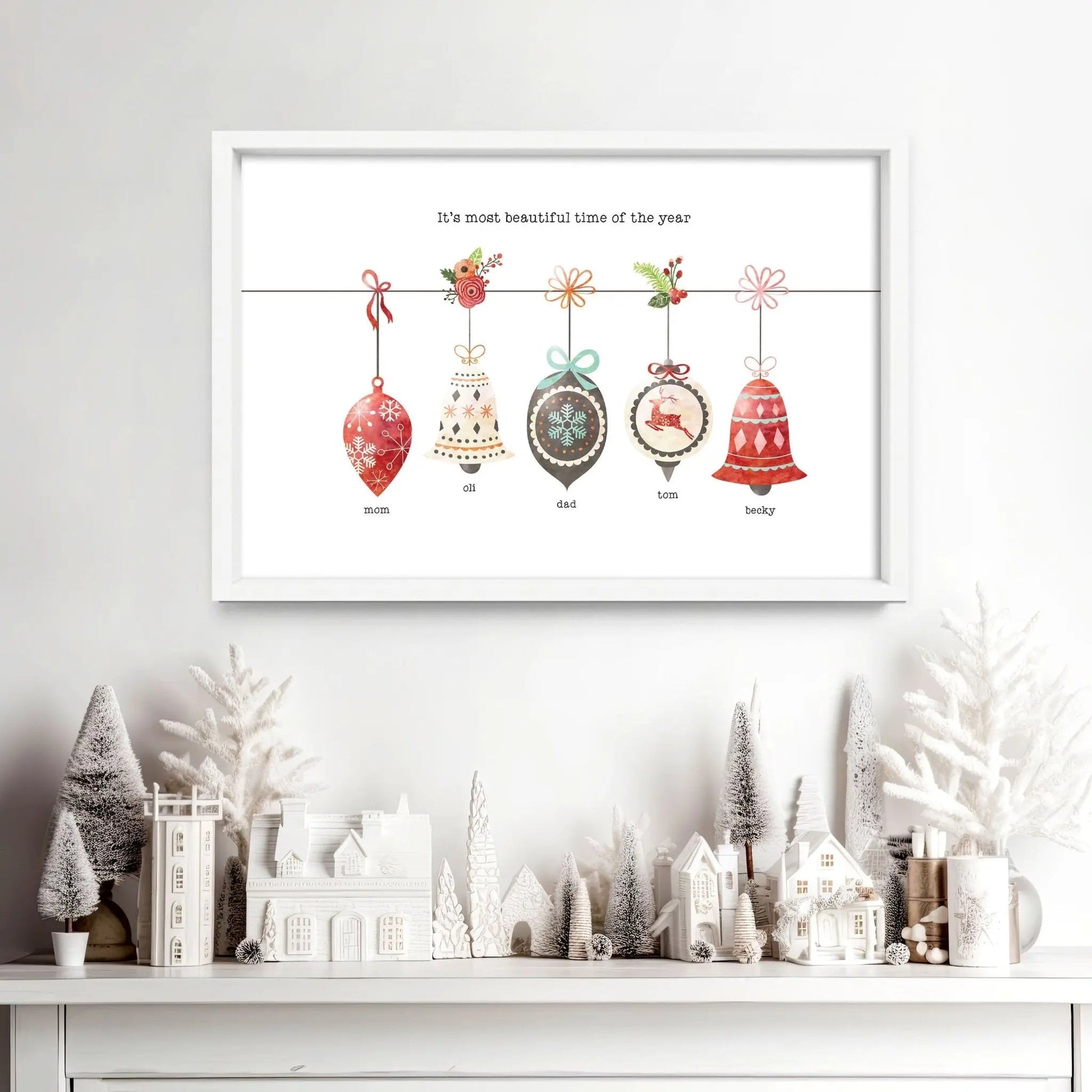 Custom family gifts for Christmas | wall art print About Wall Art