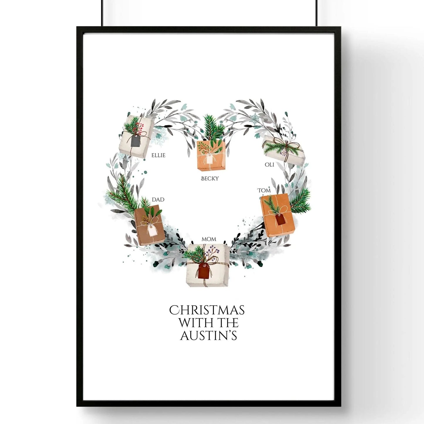 Personalized gift for family wall art About Wall Art