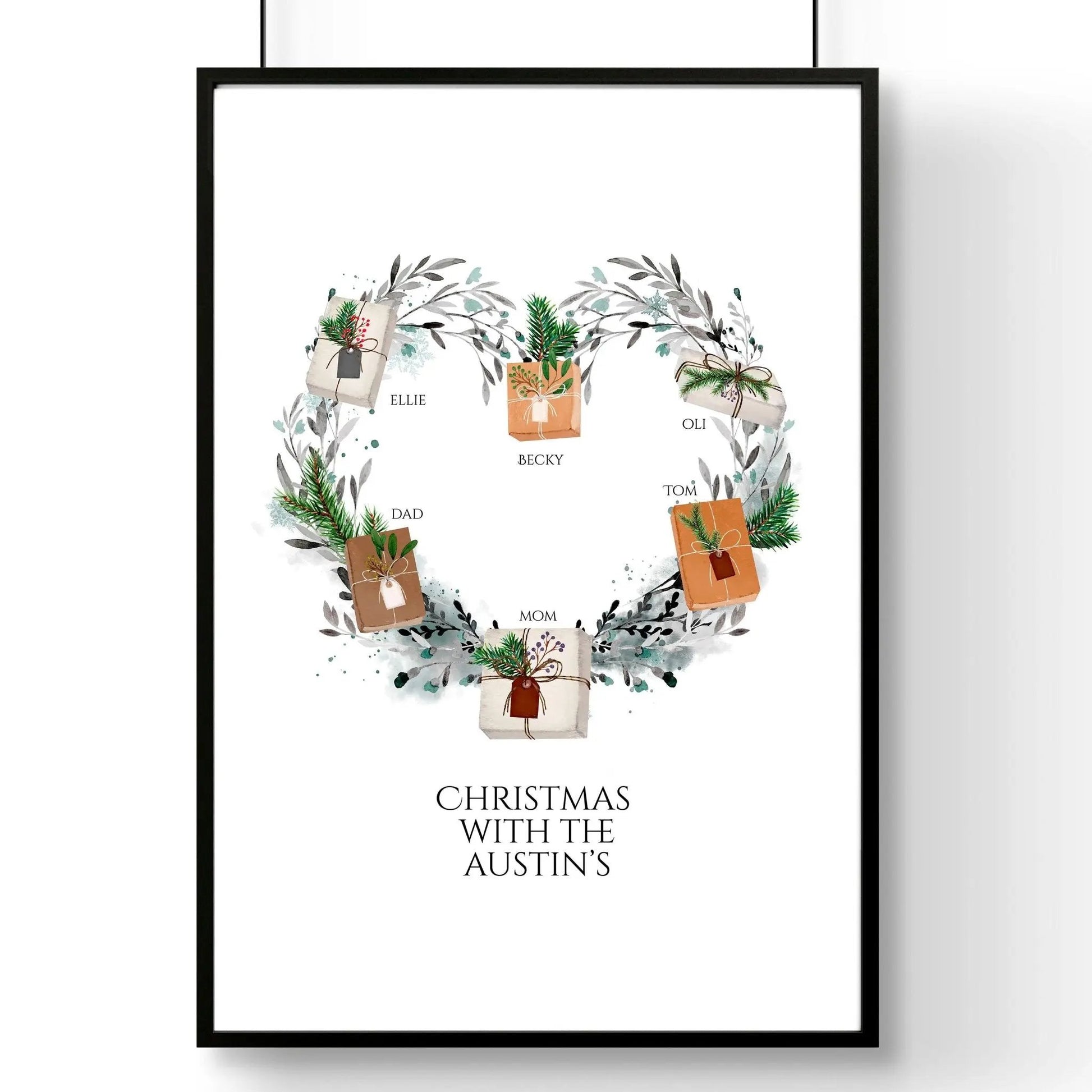 Personalized gift for family wall art About Wall Art