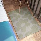 Printed Rug Jardin Design Modern Non-Slip Soft Durable Floor Rug for Living Room Bedroom Office by OLIVIA ROCCO