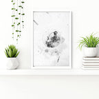 Modern bathroom wall decor ideas | Set of 3 wall art prints