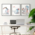 Prints for Office walls | set of 3 framed wall art