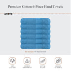 Rhodes Towel Aqua 100% Cotton Hotel Quality Soft Super Absorbent Hand Bath Towels, Sheets & Face Cloths by OLIVIA ROCCO