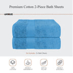 Rhodes Towel Aqua 100% Cotton Hotel Quality Soft Super Absorbent Hand Bath Towels, Sheets & Face Cloths by OLIVIA ROCCO