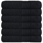 Rhodes Towel Black 100% Cotton Hotel Quality Soft Super Absorbent Hand Bath Towels, Sheets & Face Cloths by OLIVIA ROCCO