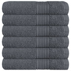 Rhodes Towel Grey 100% Cotton Hotel Quality Soft Super Absorbent Hand Bath Towels, Sheets & Face Cloths by OLIVIA ROCCO