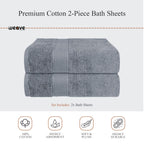 Rhodes Towel Silver 100% Cotton Hotel Quality Soft Super Absorbent Hand Bath Towels, Sheets & Face Cloths by OLIVIA ROCCO