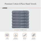 Rhodes Towel Silver 100% Cotton Hotel Quality Soft Super Absorbent Hand Bath Towels, Sheets & Face Cloths by OLIVIA ROCCO