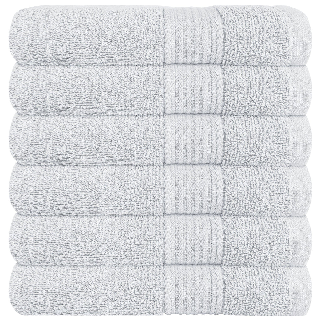 Rhodes Towel White 100% Cotton Hotel Quality Soft Super Absorbent Hand Bath Towels, Sheets & Face Cloths by OLIVIA ROCCO