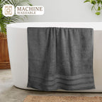 Ritz Viscose Stripe Super Soft Cotton Luxury Absorbent Towels, Jumbo Bath Sheet Packs & Towel Bale Sets Available by OLIVIA ROCCO