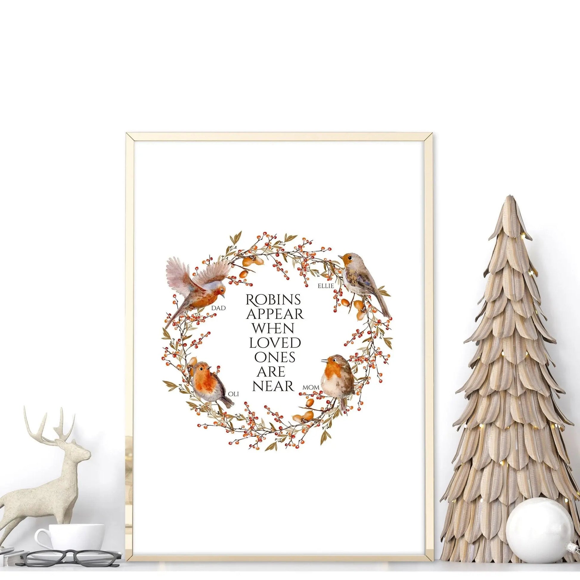 Personalized family tree for Christmas decor About Wall Art