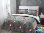 Santa Christmas Presents Reversible Teddy Fleece Duvet Cover Set Luxurious Faux Fur Bedding, Warm and Cozy Holiday Comfort OEKO-TEX Certified by OLIVIA ROCCO