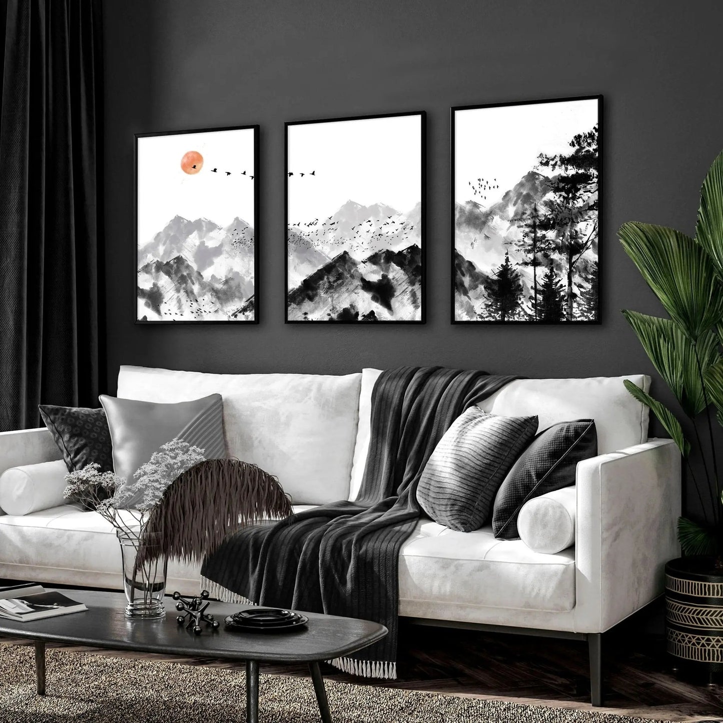 Scandi Artwork | set of 3 wall art prints About Wall Art