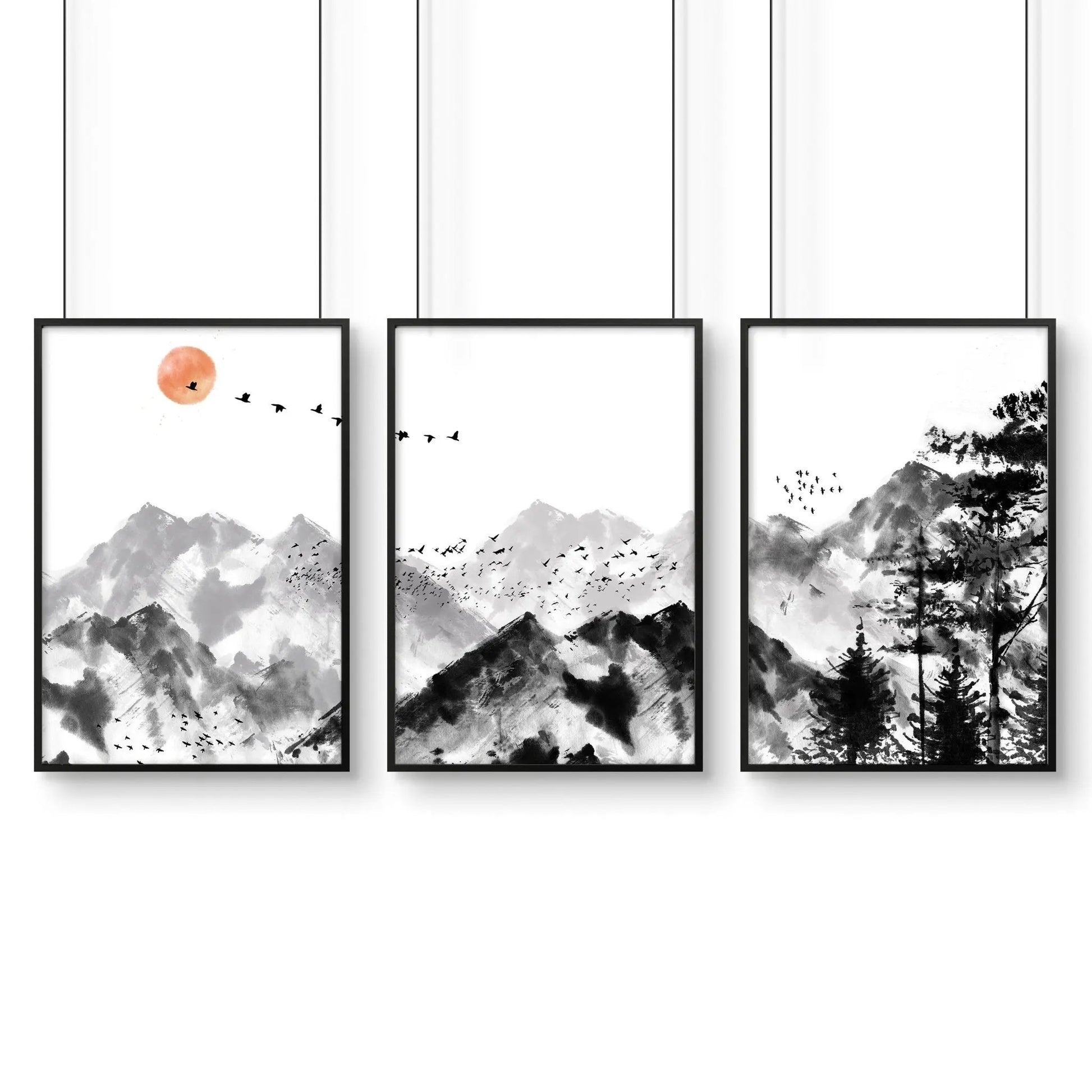 Scandi Artwork | set of 3 wall art prints About Wall Art