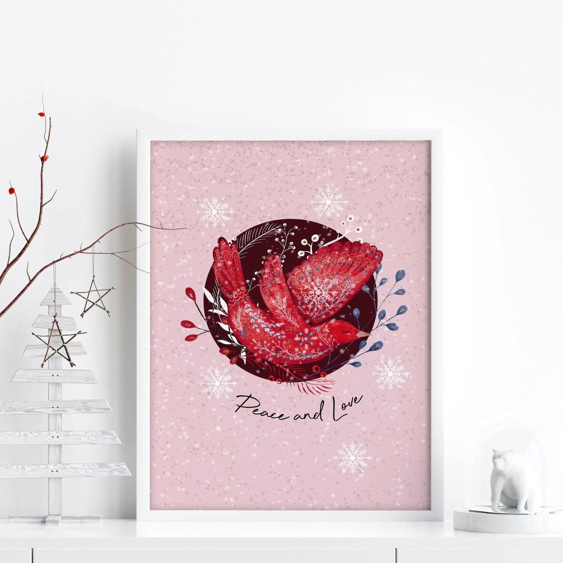 Christmas decor wall art print About Wall Art