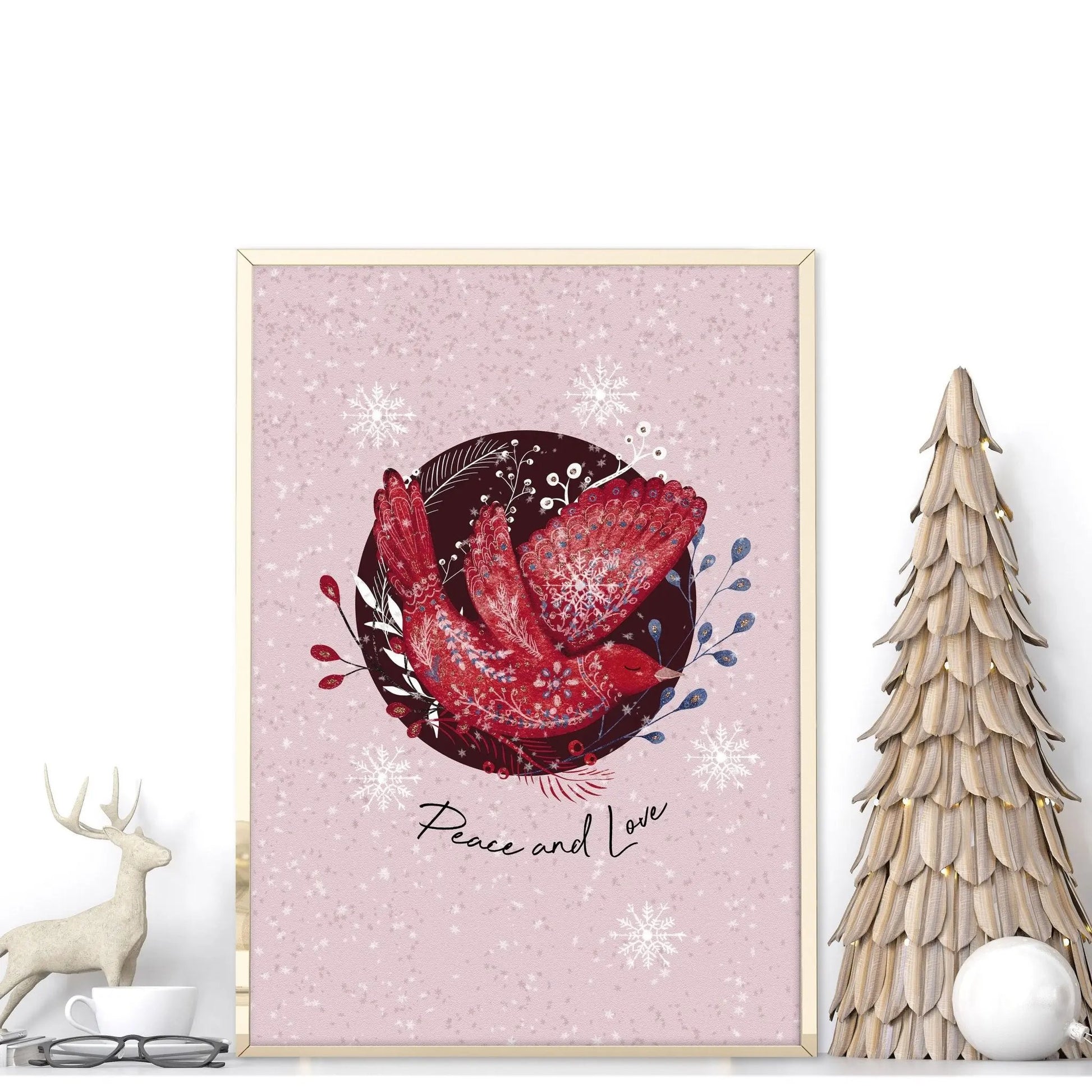 Christmas decor wall art print About Wall Art