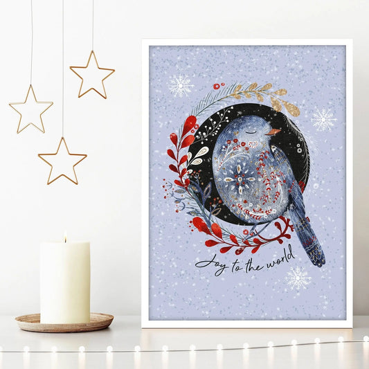 Scandi Christmas decorations | wall art print About Wall Art