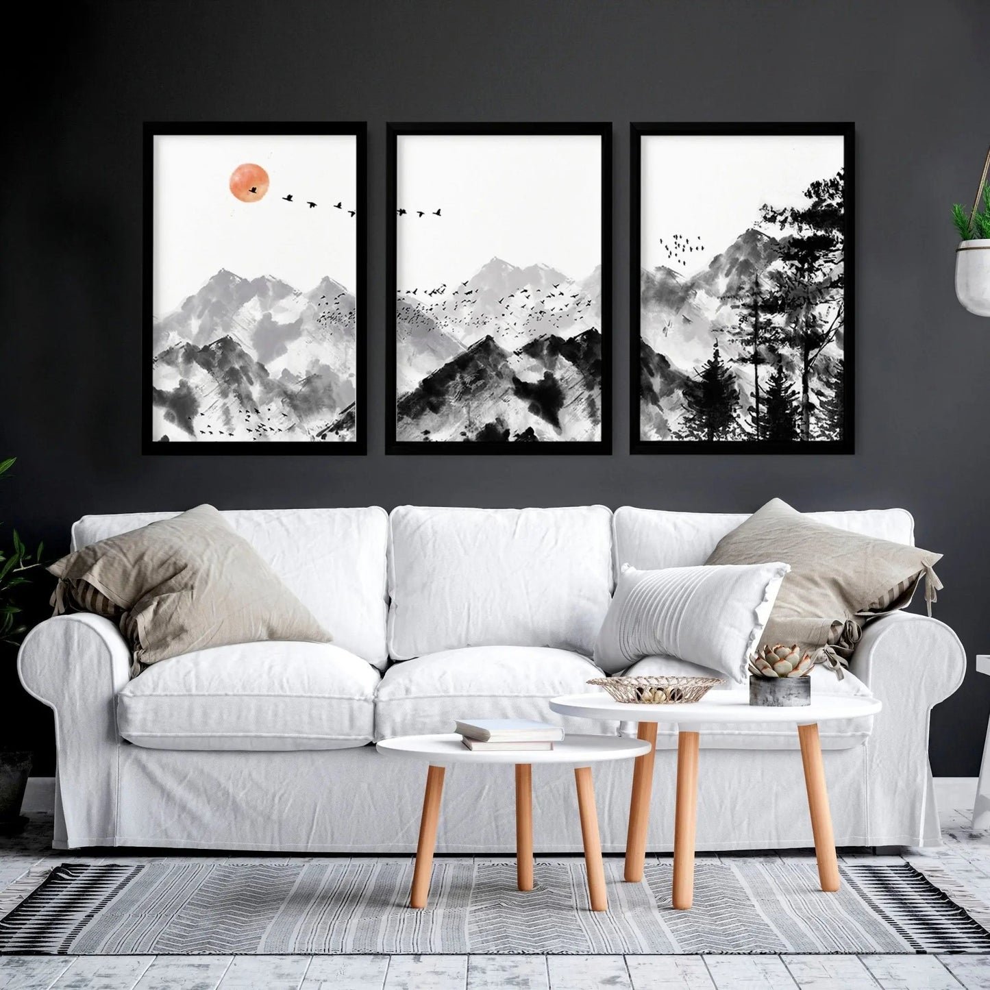 Scandi Artwork | set of 3 wall art prints About Wall Art