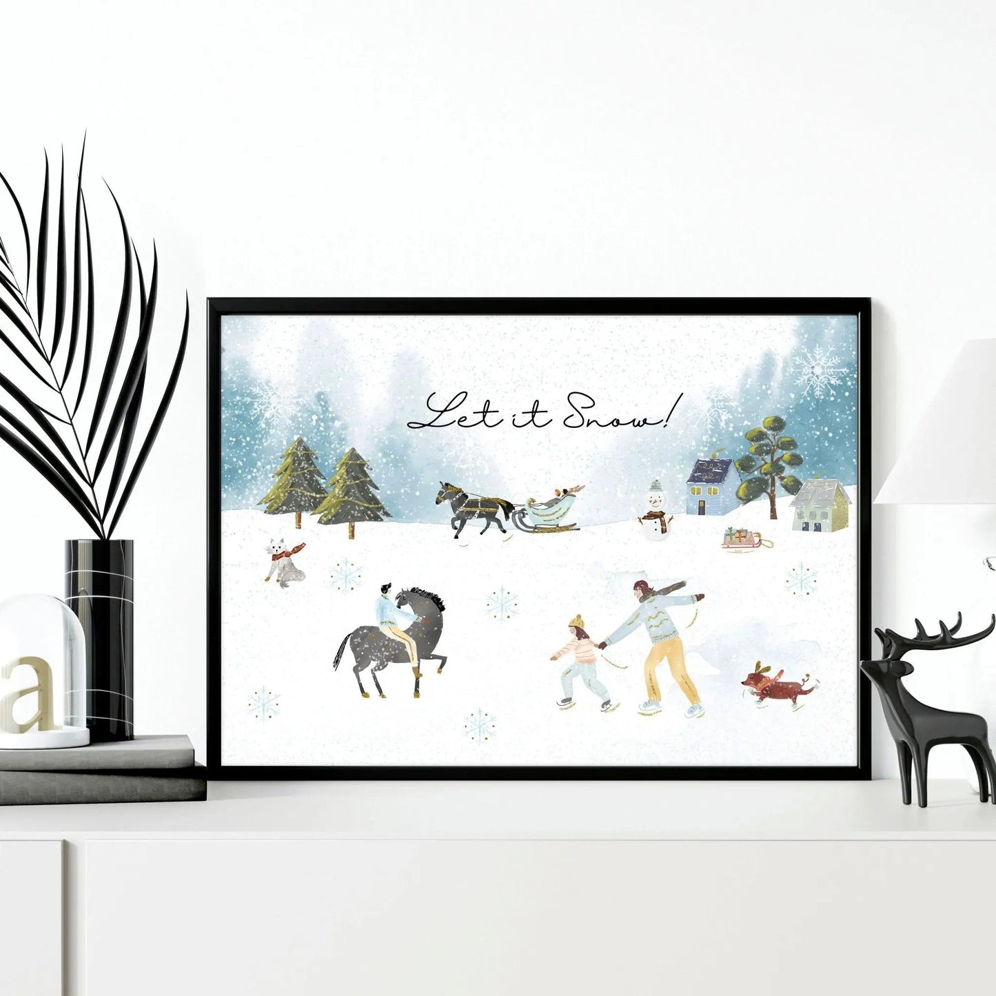 Home decoration of christmas | wall art print About Wall Art
