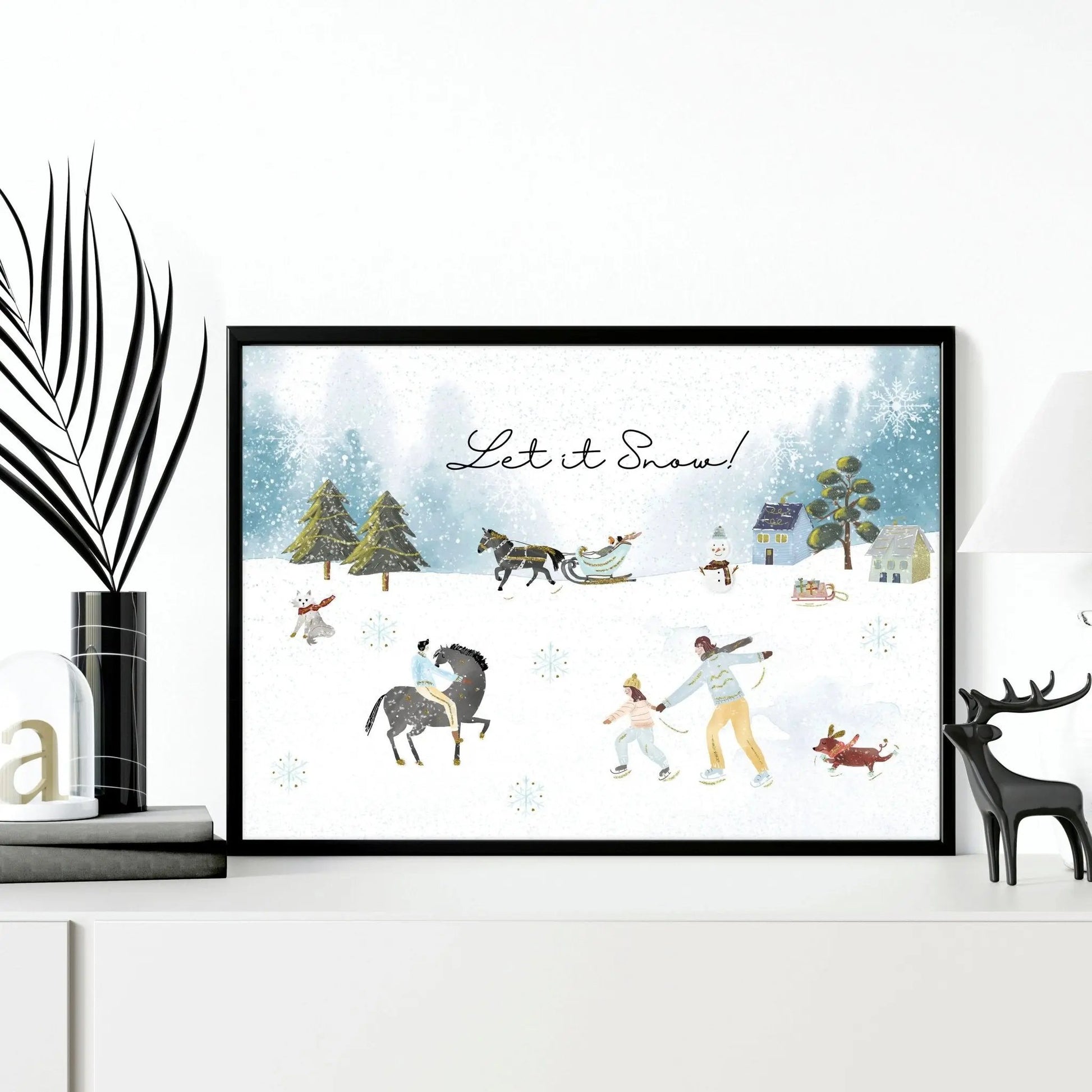 Home decoration of christmas | wall art print About Wall Art