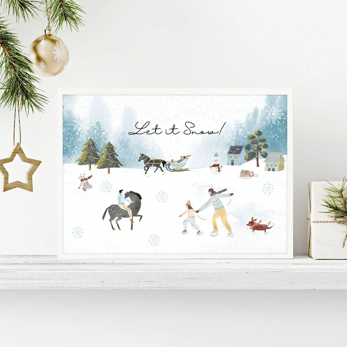 Home decoration of christmas | wall art print About Wall Art