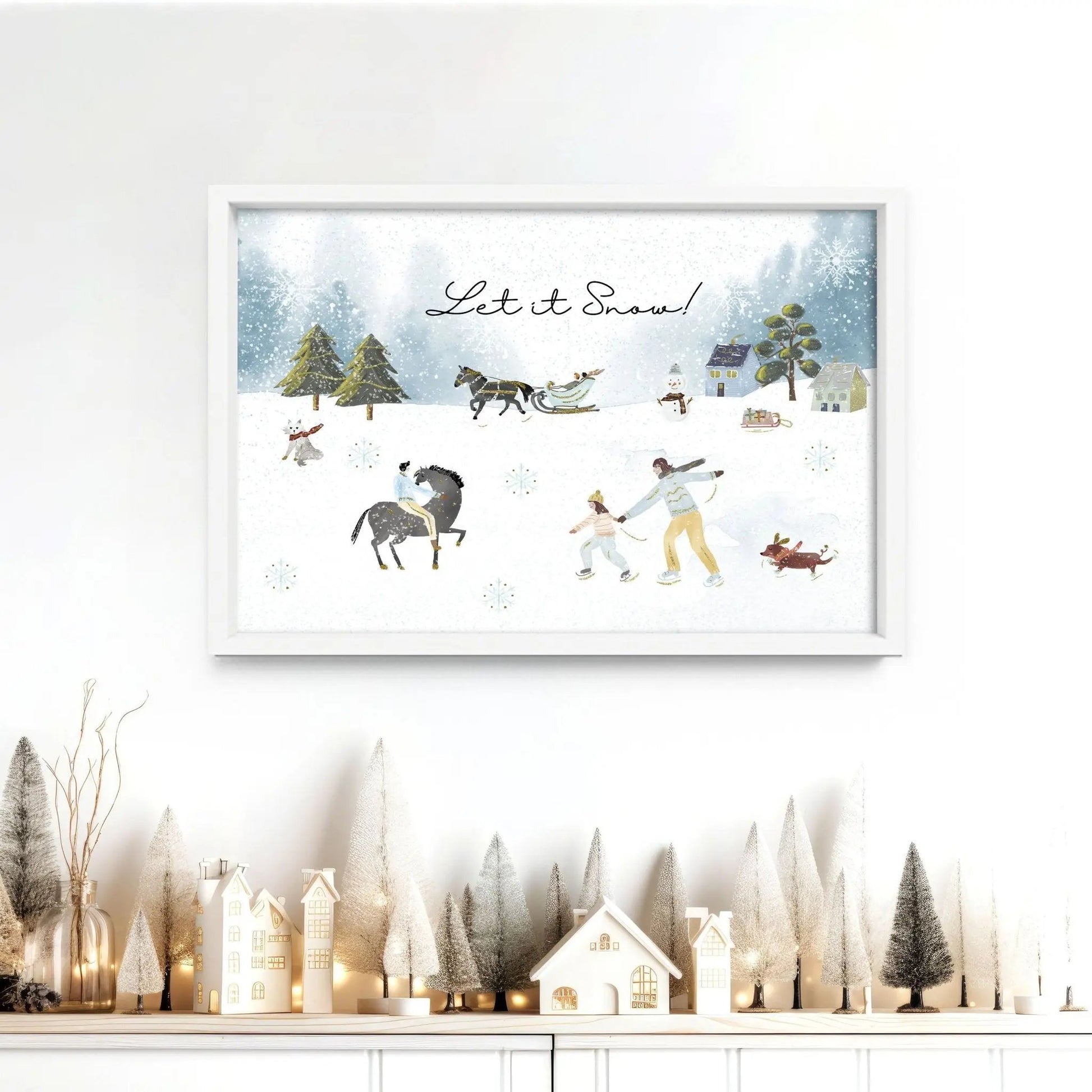 Home decoration of christmas | wall art print About Wall Art